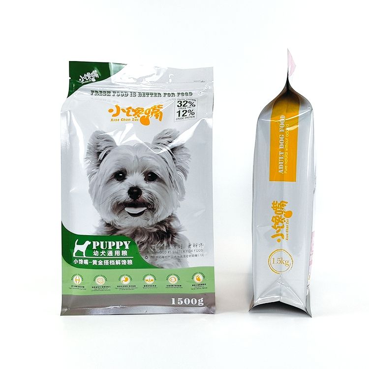 pet food flat bottom bags