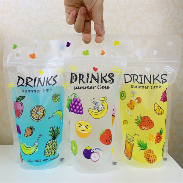 drink pouches with spout