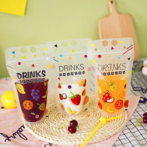 juice bags with straw wholesale