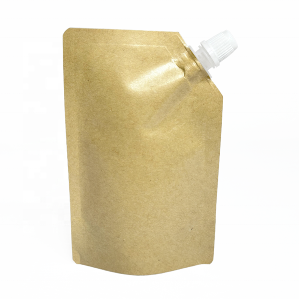 kraft paper spout pouch