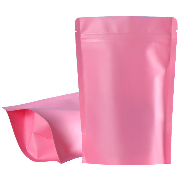 pink stand up pouches