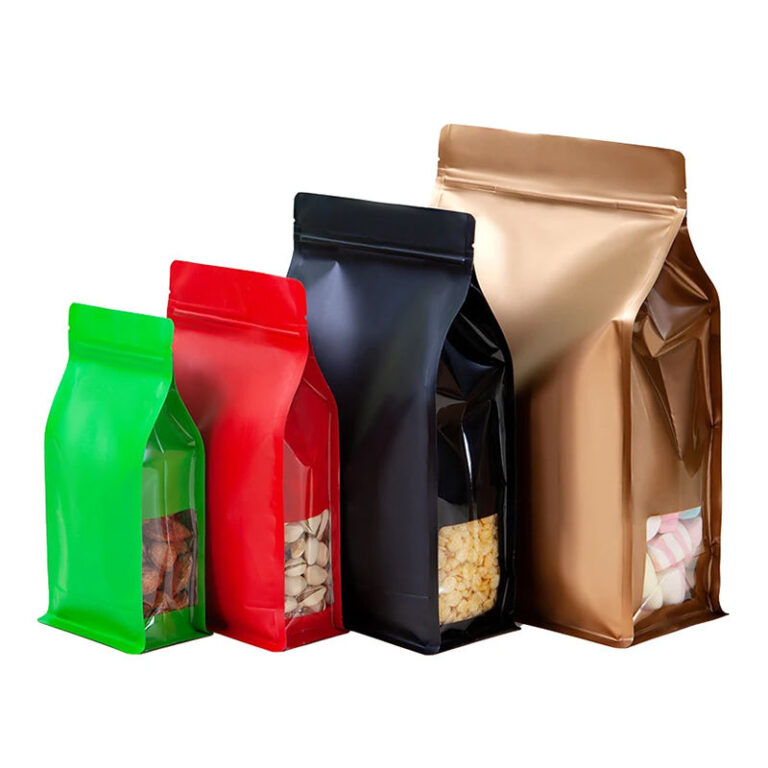 Flat bottom food bags