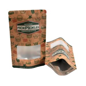 Printed Stand Up Pouches With Window