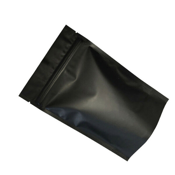 black kraft stand up bags