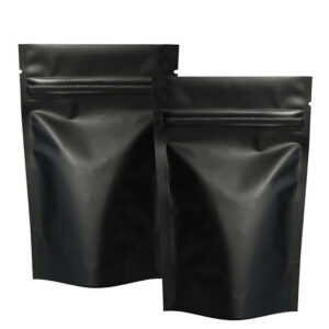 black kraft stand up pouches factory