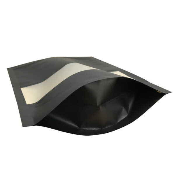 black stand up pouch with window supplier