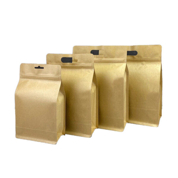 flat bottom kraft paper bags supplier