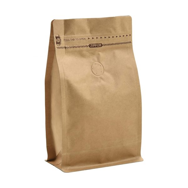 flat bottom kraft paper bags factory