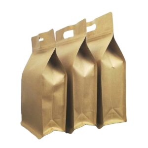 flat bottom kraft paper bags