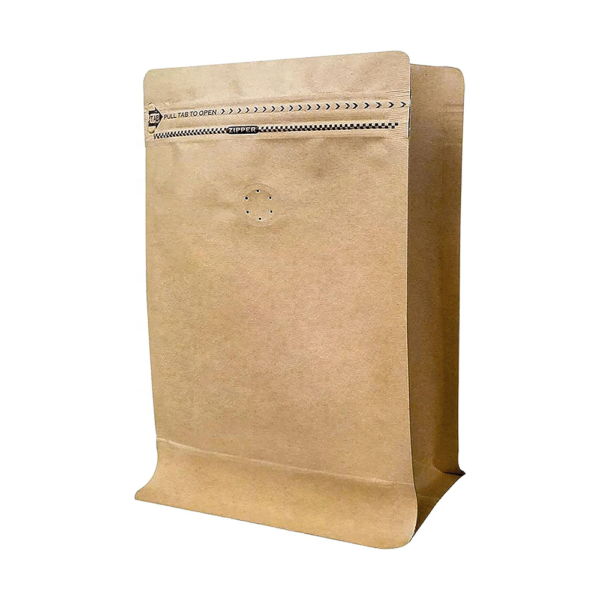 flat bottom kraft paper bags wholesale