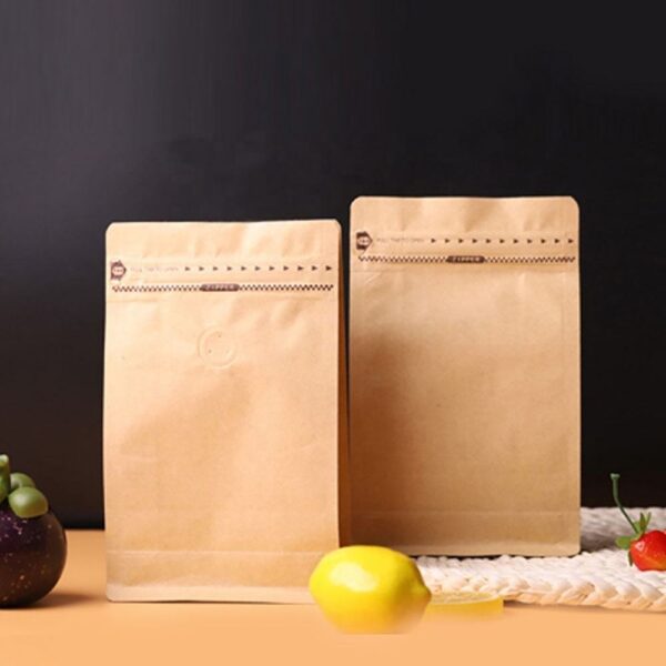 flat bottom kraft paper pouch manufacturer