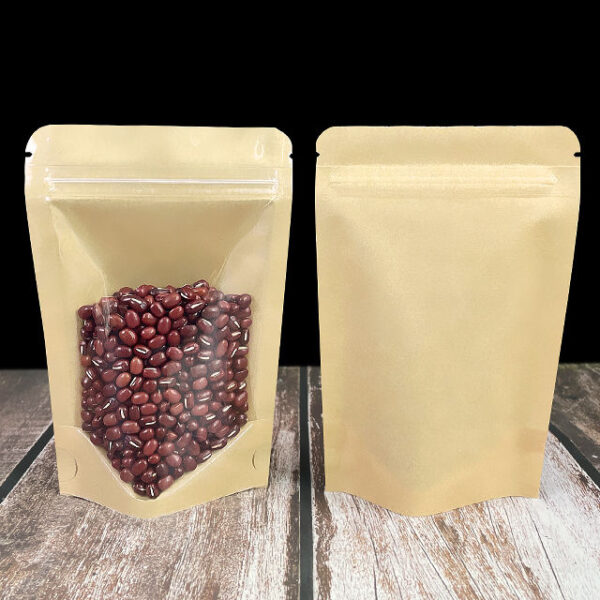 kraft stand up barrier pouches