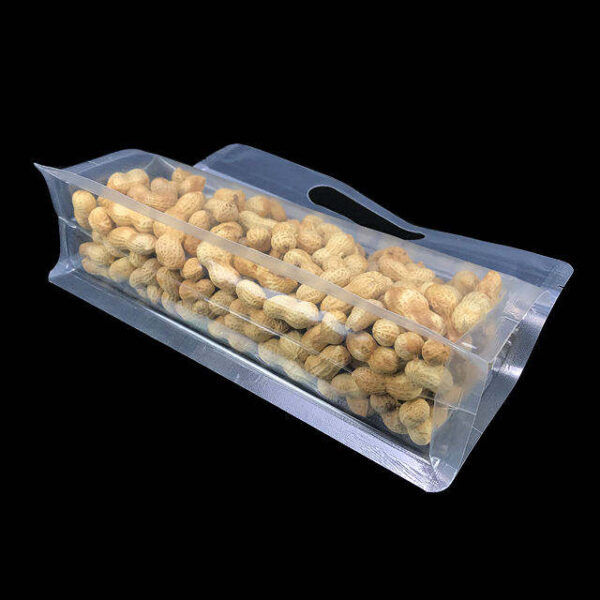 transparent flat bottom pouch wholesale