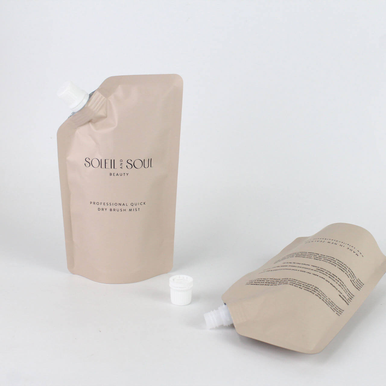 Luxury liquid pouch with precision spout
