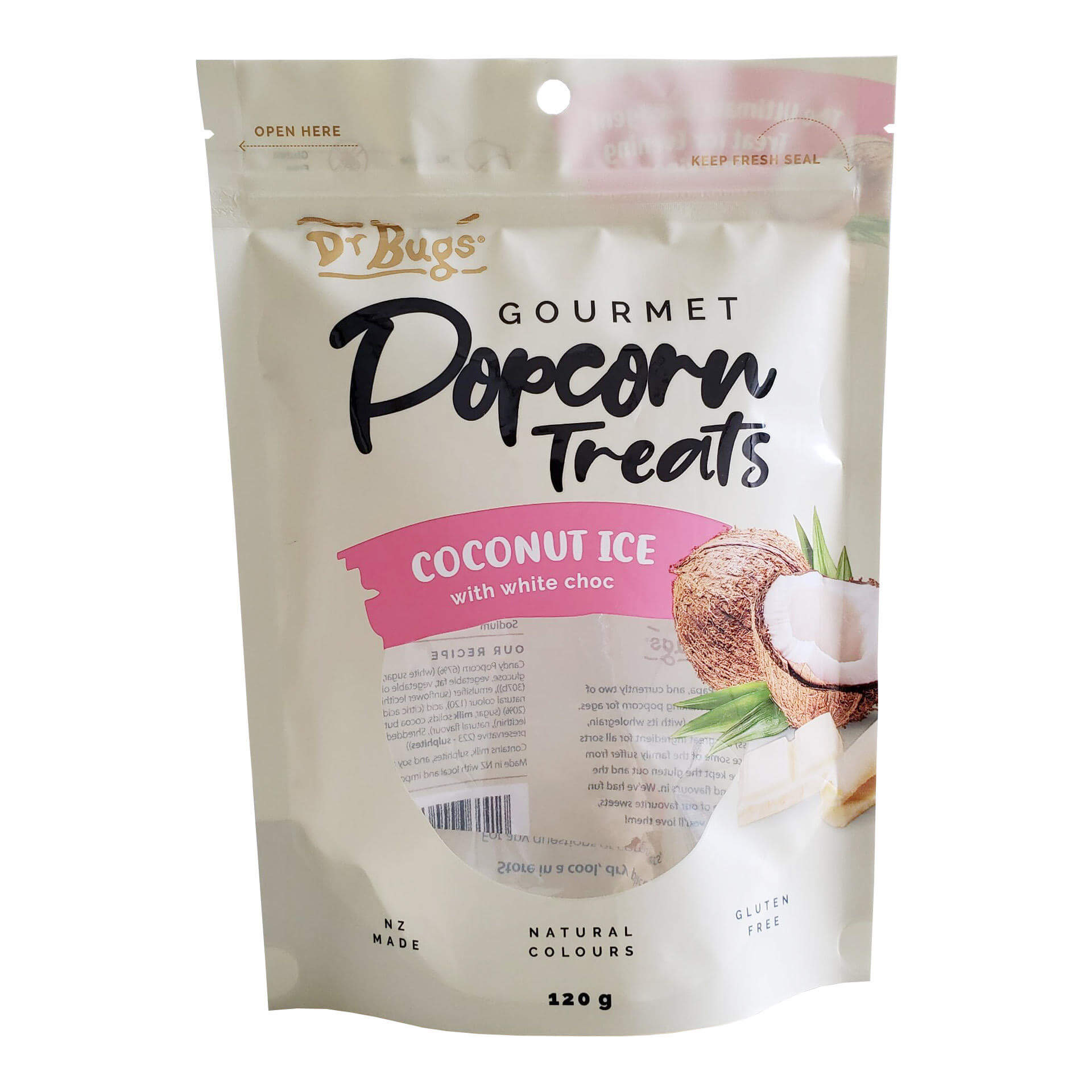 Frozen dessert stand-up pouches with viewing window