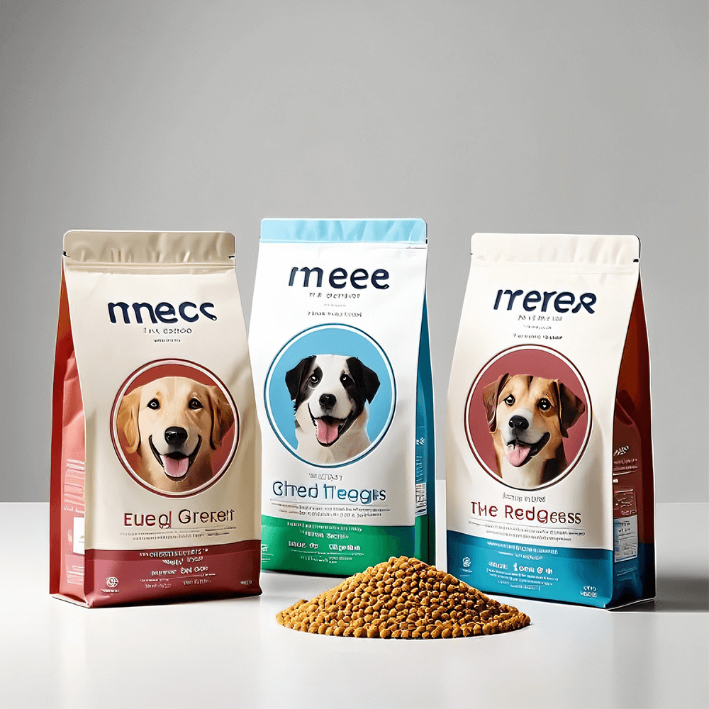 Freeze-dried treats stand up pouches retail display