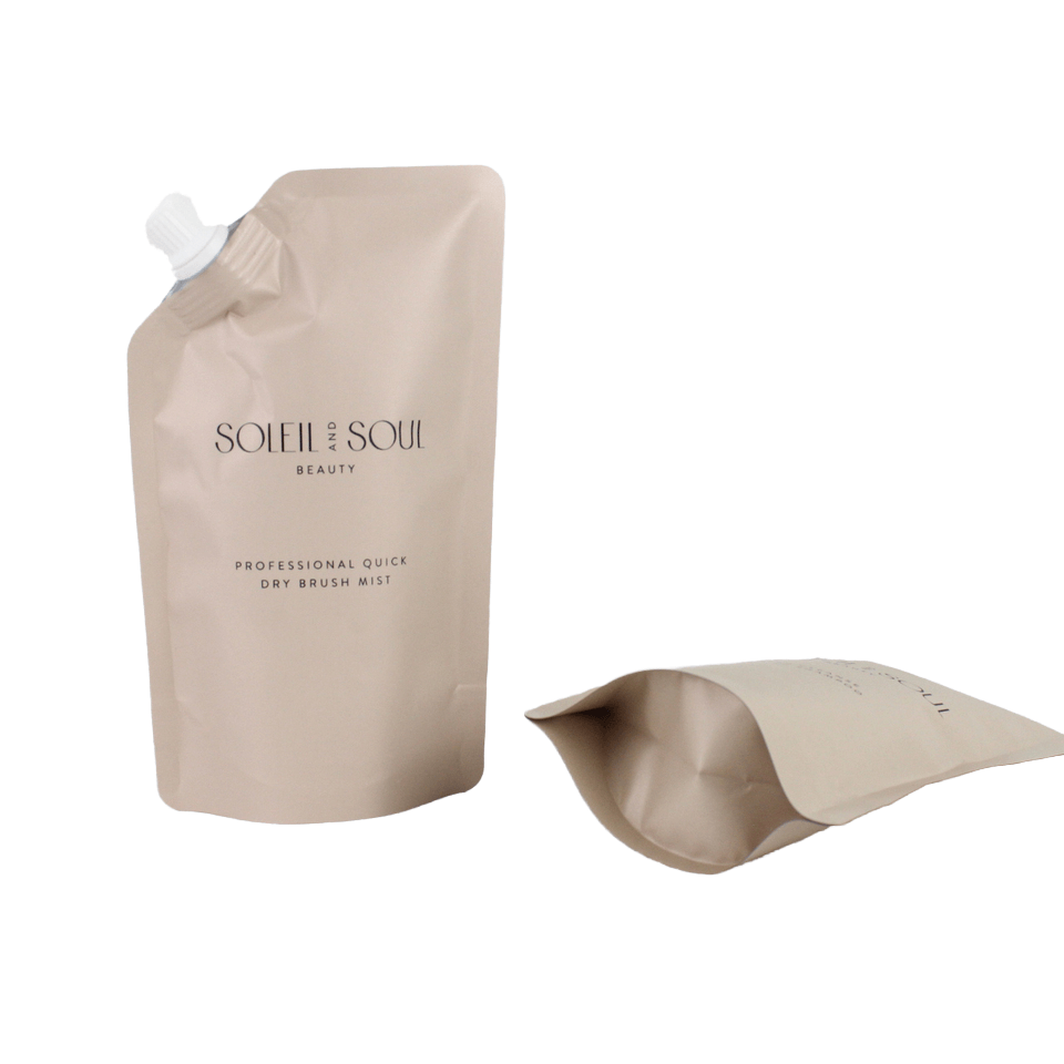 Premium doypack pouches with metallic finish