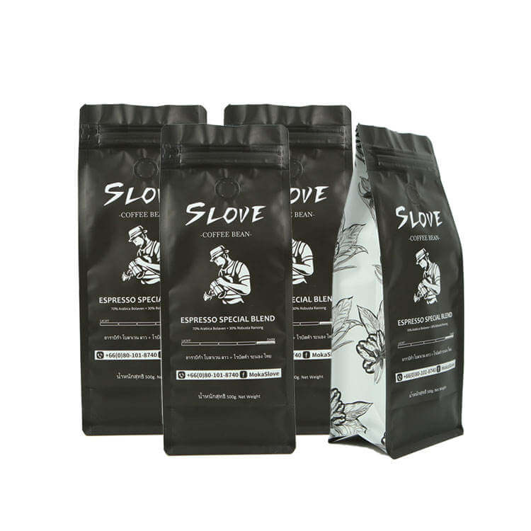 Premium coffee packaging manufacturer solution - Front view