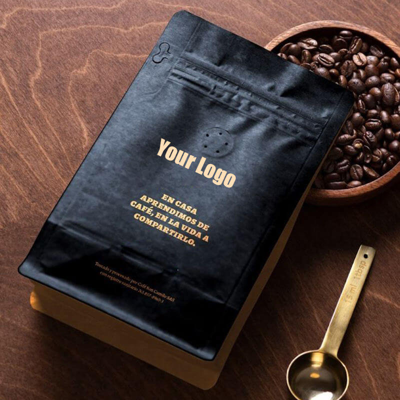 Premium coffee packaging manufacturer solution - Front view