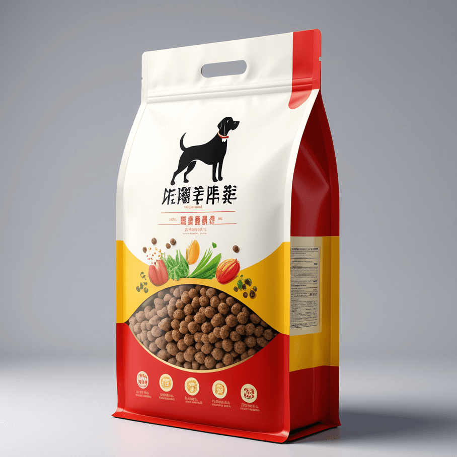 Custom pet food packaging bag with oxygen indicator