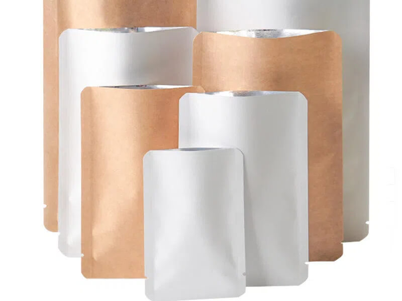 Recyclable three side seal pouches