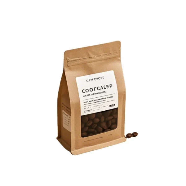 BPI-Certified Compostable Coffee Bags with Window