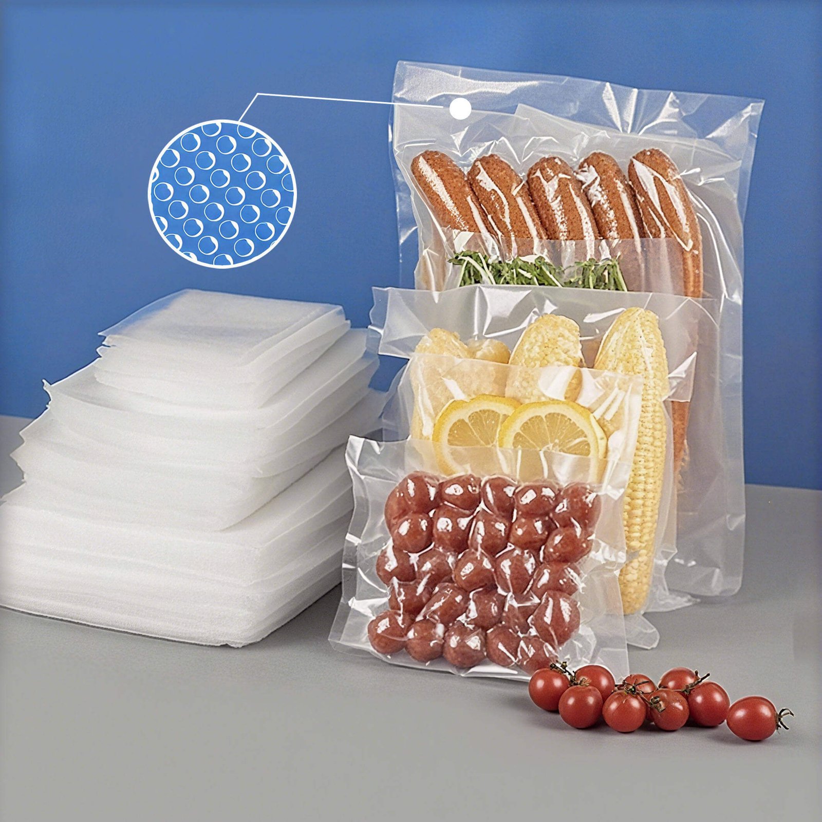 Clear 3 Side Seal Pouch