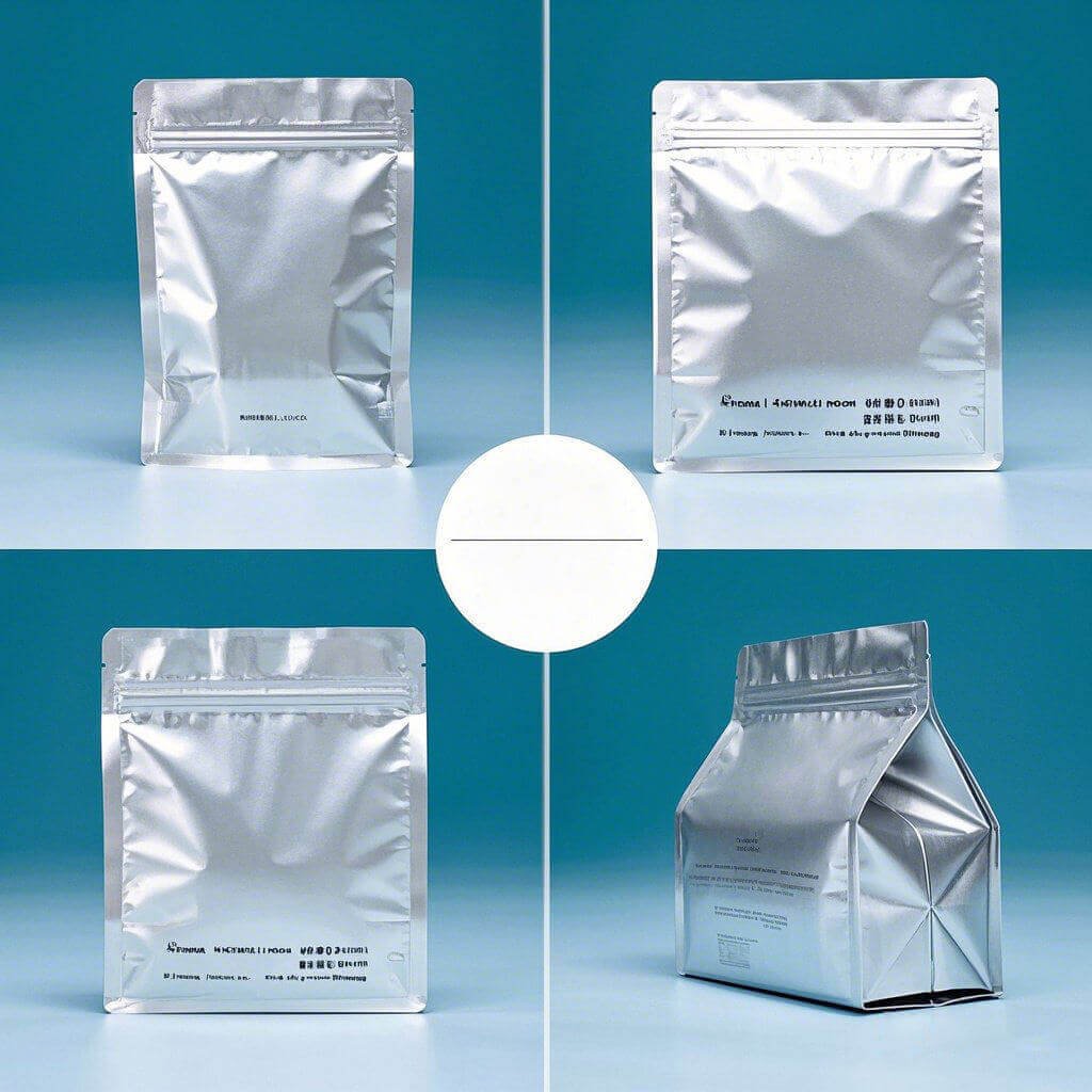 Industrial chemical aluminum foil packaging