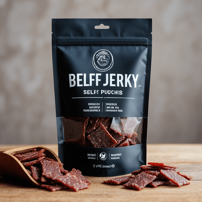 Beef Jerky Packaging Bags - vacuum seal and barrier