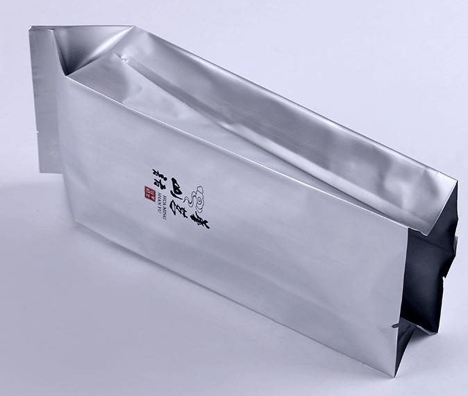 Center seal tea bags back seal pouches for tea packaging