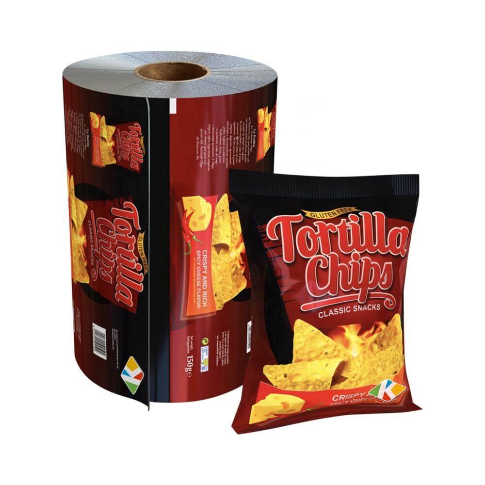 Chips Packaging Roll Film with crispness retention