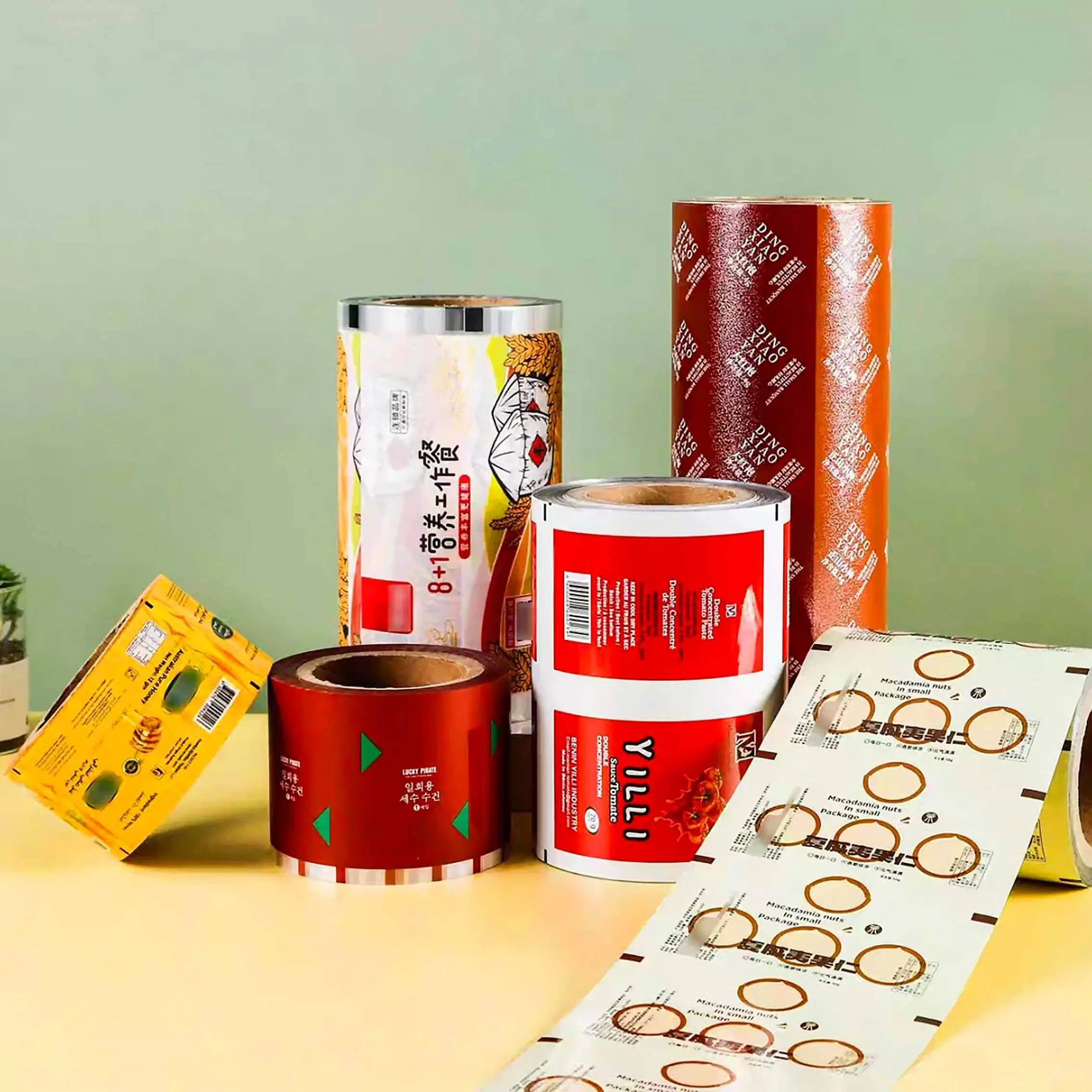 Custom Printed Roll Films for flexible packaging
