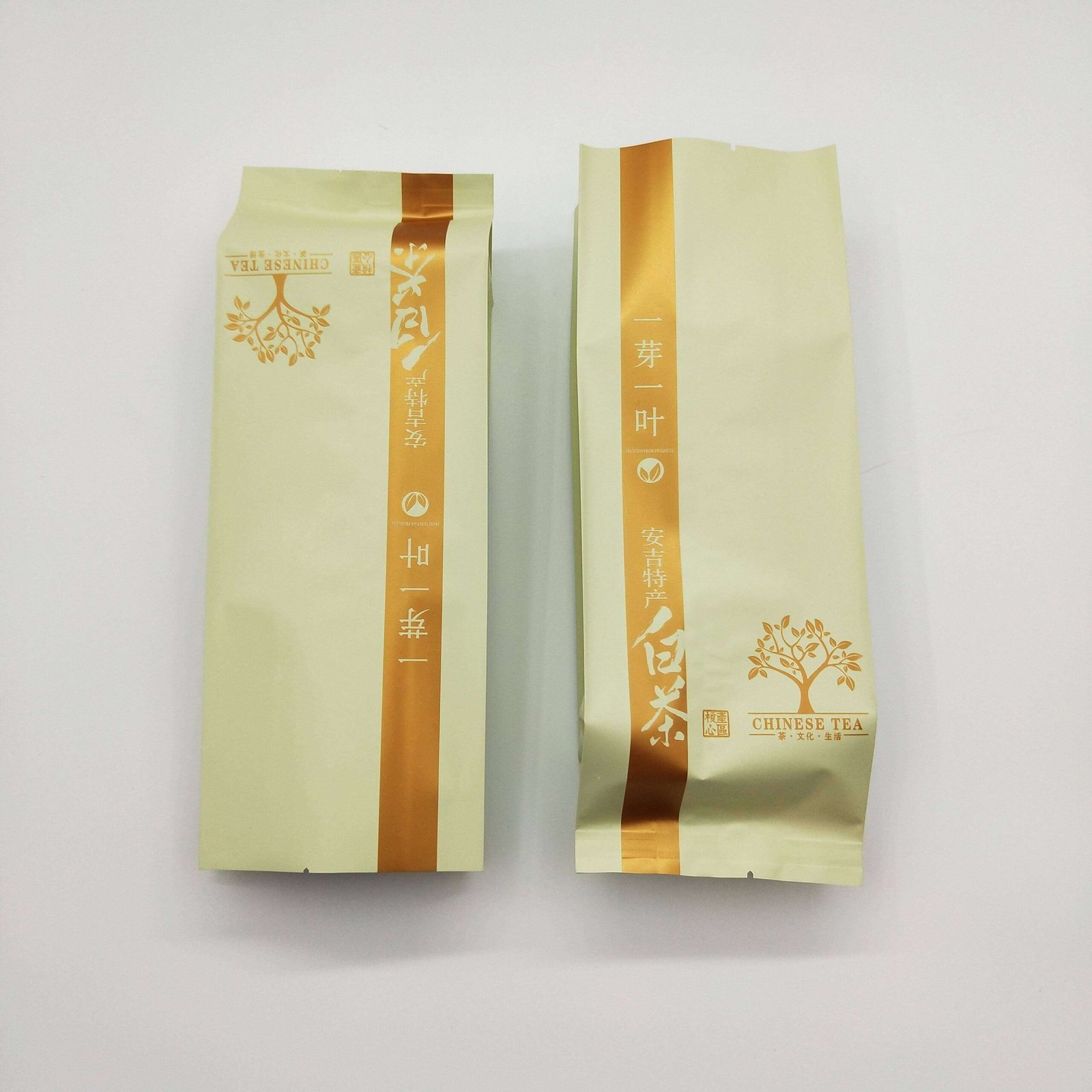 Four side seal tea bags flat sealed edge tea pouches