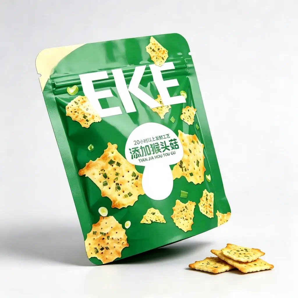 Glossy Snack Packaging - shiny vibrant print finish