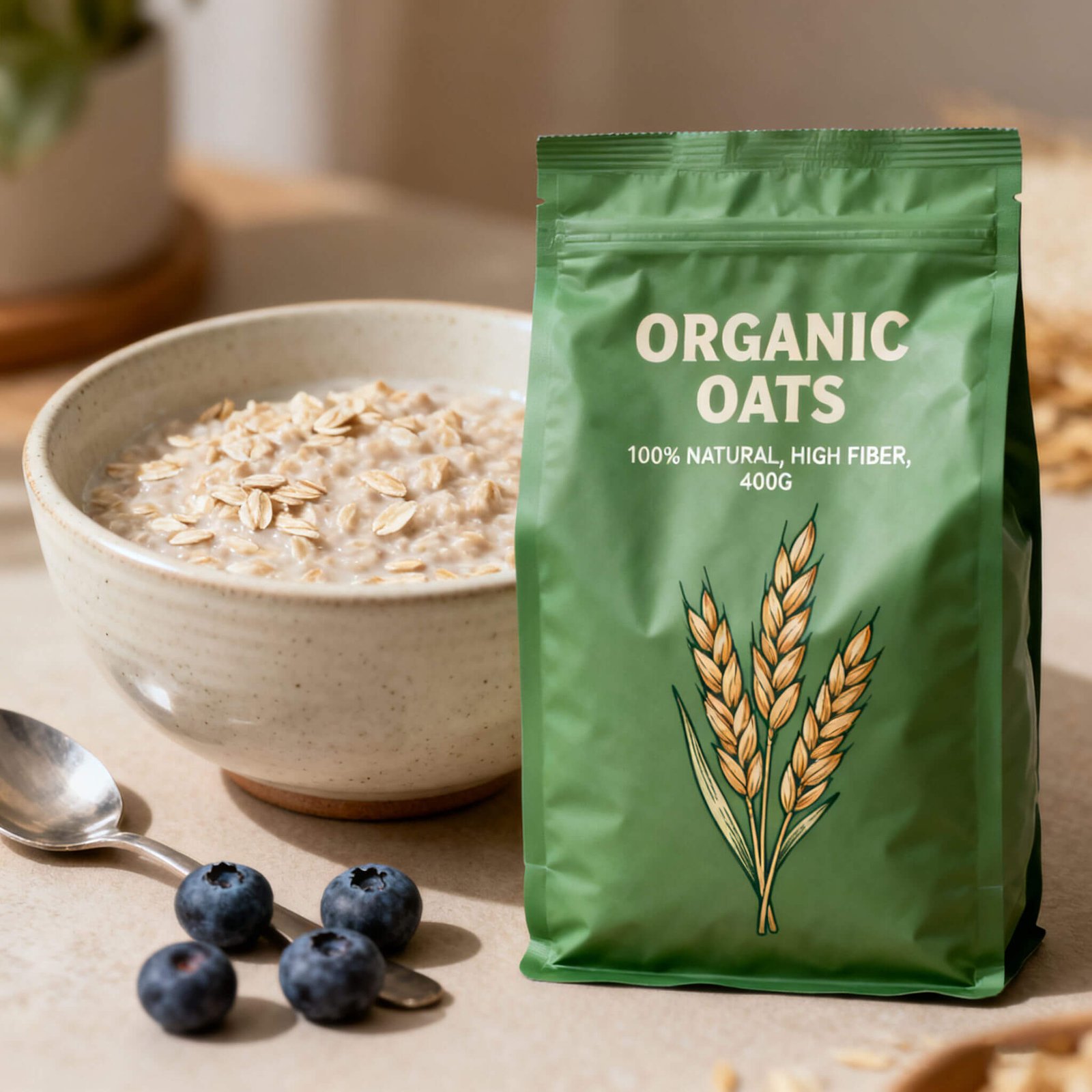 Granola Packaging Bags - resealable pouches for cereals
