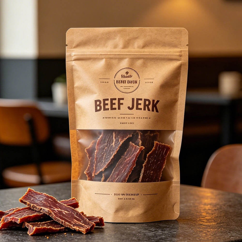 Kraft Paper Snack Bags - natural eco look packaging