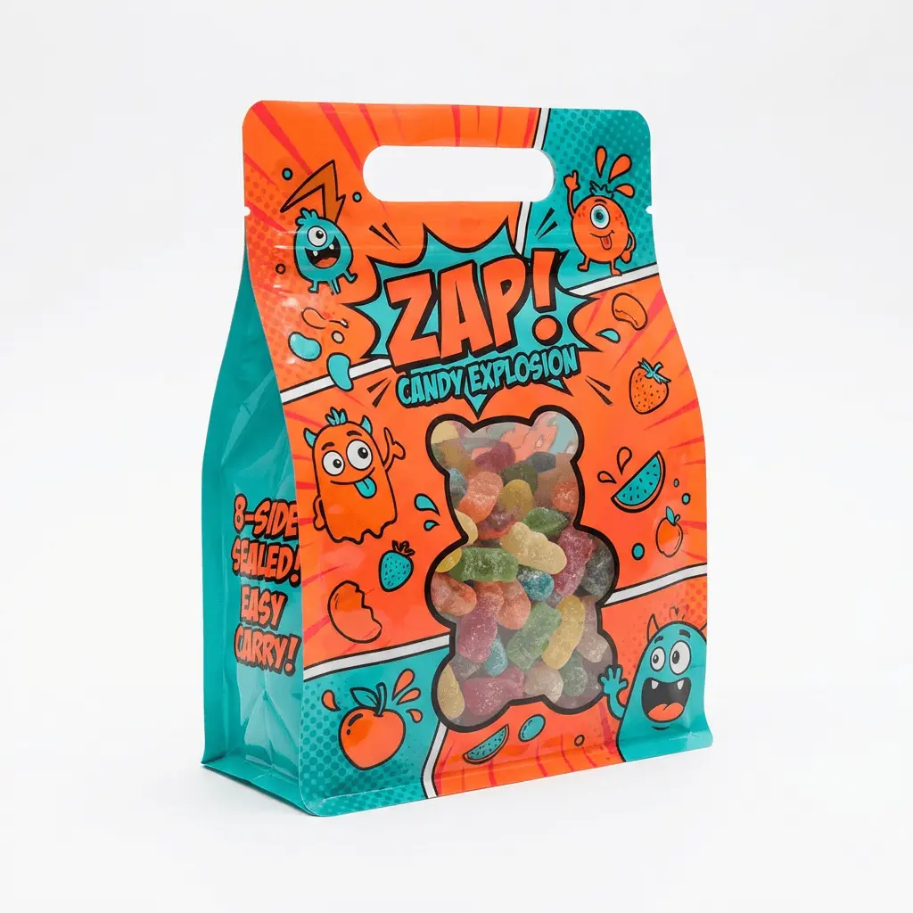 Lollipop packaging stick pack and wrapper
