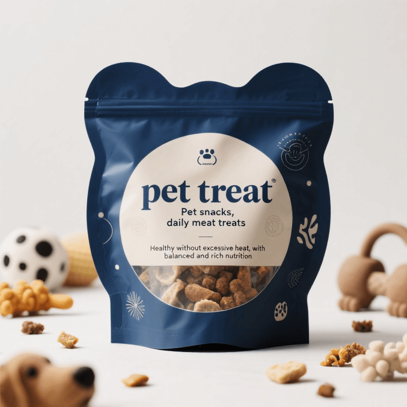 Pet treat packaging bags custom printed dog treat pouches