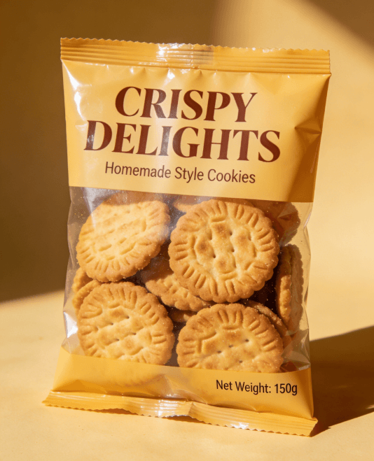 Cookie biscuit packaging flexible bakery bags