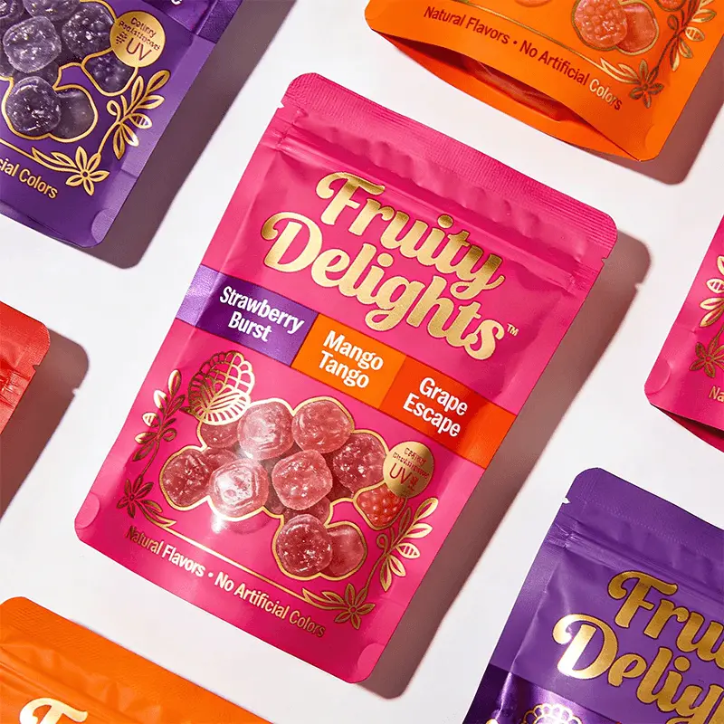 Premium foil candy bags for ultimate freshness