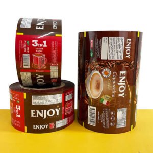 Roll stock coffee packaging film supplied for form-fill-seal machines