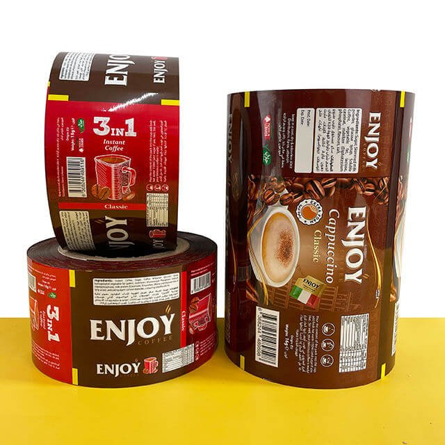 Rollstock coffee packaging film for form fill seal machines