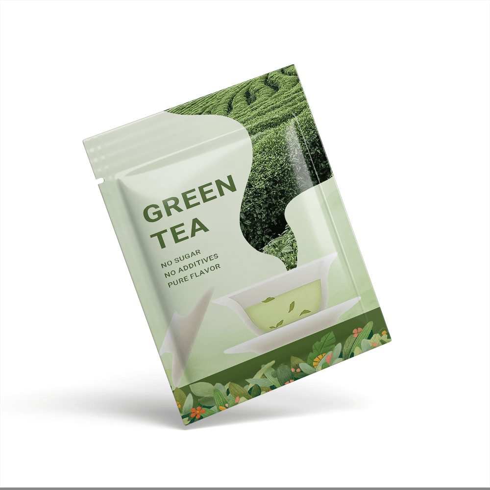 Tea sachets three side seal single serve tea bags