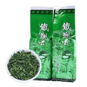 Airtight compressed tea vacuum pouches reducing pack volume for export